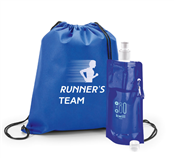 Kit Mochila Saco + Squeeze Dobrável KTDT9290